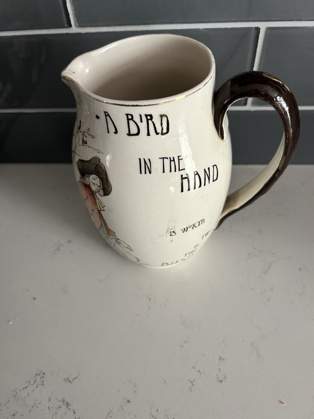 Vintage Royal Doulton Proverb Pitcher